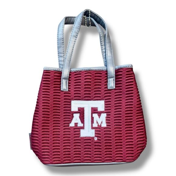 NWOT Texas A&M Aggies Wavy Striped Tatum Tote Bag by Alan Stuart - Picture 1 of 9